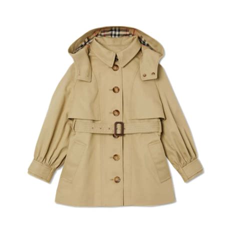 burberry trench bambina|burberry shell trench coat.